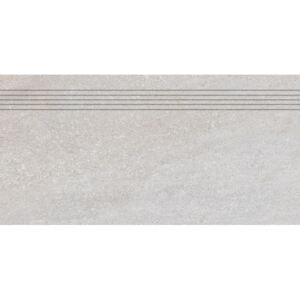 RAKO Quarzit DCPSE737, schodovka, šedá, kalibrovaná, 30 x 60 x 1 cm