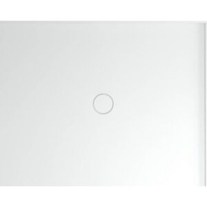 POLYSAN MIRAI sprchová vanička z litého mramoru, obdélník 100x80x1,8cm, pravá, bílá (73170)