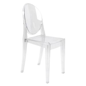 Designová židle Ghost, transparentní