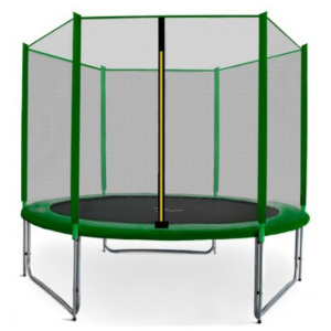 Aga SPORT PRO Trampolína 275 cm zelená + ochranná síť, Barva Zelená AGA Sport trampolina SportPRO 275