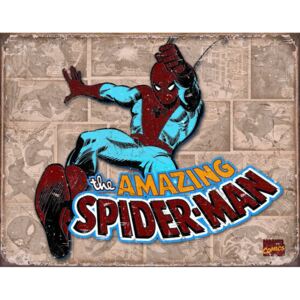 Plechová cedule: The Amazing Spiderman (2) - 30x40 cm