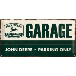 Nostalgic Art Plechová cedule – John Deere (Garage) 25x50 cm