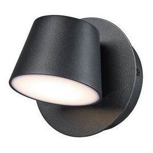 Nástěnné LED bodové osvětlení KUOLA, 6W, teplá bílá, černé