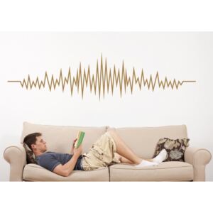 Samolepka na zeď - Zvuková vlna