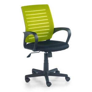 Kancelářská židle SANTANA černá / zelená Halmar