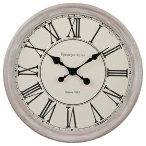 Nástěnné hodiny, ecru vintage, Atmosphera Ø48 cm