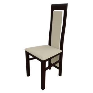 Židle JK55, Barva dřeva: ořech, Potah: ekokůže Soft 018