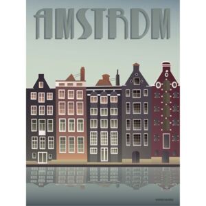 ViSSEVASSE Plakát Amsterdam, 50 x 70 cm