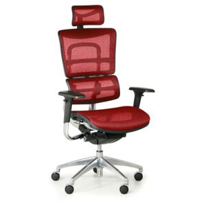 Multifunkční kancelářská židle WINSTON SAA, červená