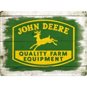 Nostalgic Art Plechová cedule – John Deere QFE Wood 30x40 cm