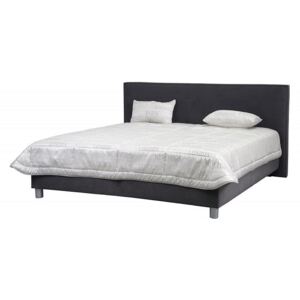 Olivia čalouněná postel 180, tmavě šedá