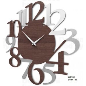CalleaDesign 10-020n Russel wenge 45cm nástěnné hodiny