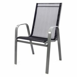 Zahradní stohovatelná židle, antracit - OEM D32290