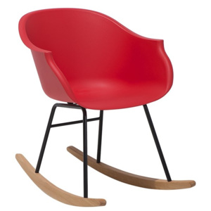 Houpací červená židle - HARMONY