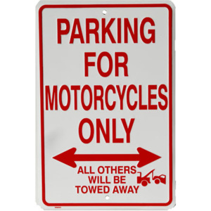 Cedule Motorcycles Parking Only