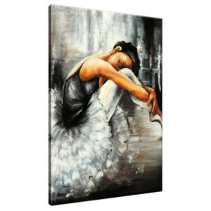 Ručně malovaný obraz Spící baletka 70x100cm RM2404A_1AB