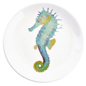 Dekorativní keramický talíř Clayre & Eef Seahorse, ⌀ 20 cm