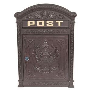 Hliníková poštovní schránka Clayre & Eef, výška 45 cm