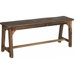 Stará drevená lavica 120 cm