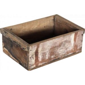 Krabica vyrobená z recyklácie dreva