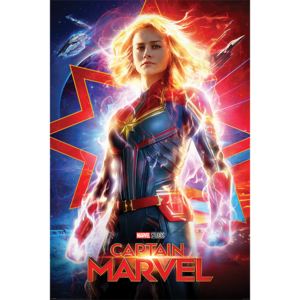 Plakát, Obraz - Captain Marvel - Higher, Further, Faster, (61 x 91,5 cm)