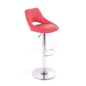 G21 Barová židle Aletra koženková red
