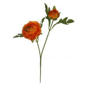 Animadecor Umělá květina - Pryskyřník malý oranžový