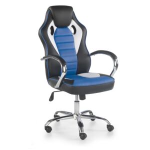 Herní židle CHROM černo/modrá