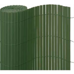 Clona na plot - imitace bambusu - 100x300 cm zelená
