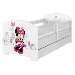 Dětská postel Disney - MYŠKA MINNIE PARIS 140x70 cm