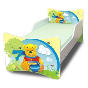 Dětská postel 140x70 cm - MEDVÍDEK S MEDEM