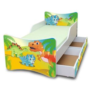 Dětská postel se šuplíkem 200x80 cm - DINO