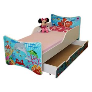 Dětská postel se šuplíkem 140x70 cm - OCEÁN