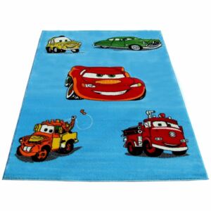 Dětský koberec CARS blue