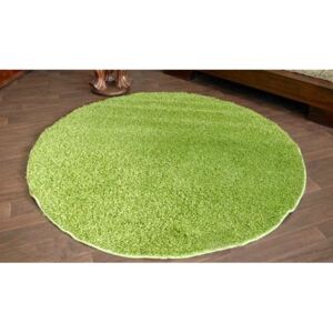 Kulatý koberec SHAGGY GREEN