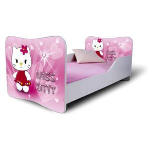 Dětská postel MISS KITTY 160x80 cm + matrace ZDARMA