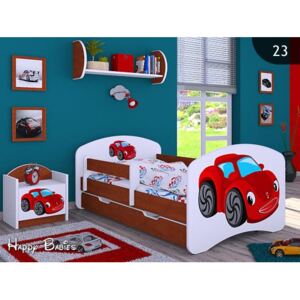Dětská postel se šuplíkem 180x90cm RED CAR - kalvados