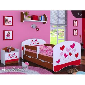 Dětská postel se šuplíkem 180x90cm LOVE - kalvados