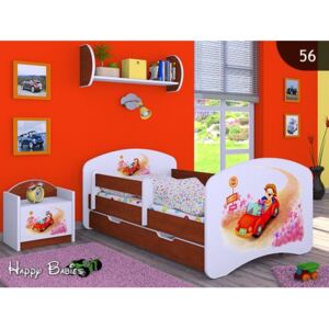 Dětská postel se šuplíkem 180x90cm ZPÍVAJÍCÍ AUTO - kalvados