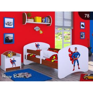 Dětská postel bez šuplíku 160x80cm SUPERMAN - kalvados