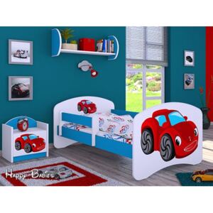 Dětská postel bez šuplíku 160x80cm RED CAR - modrá
