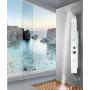 Sprchový panel CASCADE white