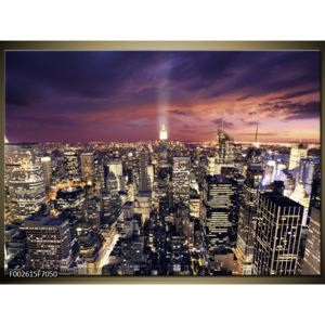 Obraz nočního New Yorku (F002615F7050)