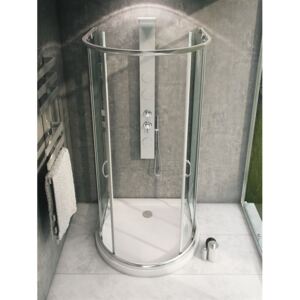 Sprchový kout Rea ROMANCE 100x90 cm s vaničkou