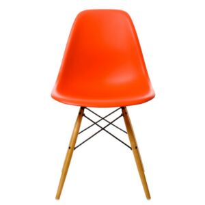 Židle Eames DSW, poppy red Vitra