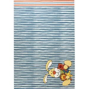 Dětský koberec SEMMEL BUNNY - modrý