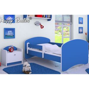 Dětská postel 160x80 cm - TMAVĚ MODRÁ