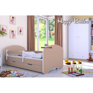 Dětská postel se šuplíkem 140x70 cm - CAPPUCCINO
