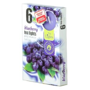 Čajové 6ks Blueberry vonné svíčky