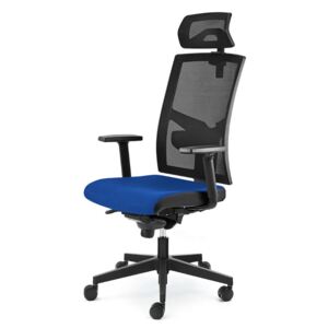 Kancelářská židle s posuvem sedáku ALBA Game ŠÉF VIP 3D PDH nosnost 160 kg, záruka 5 let